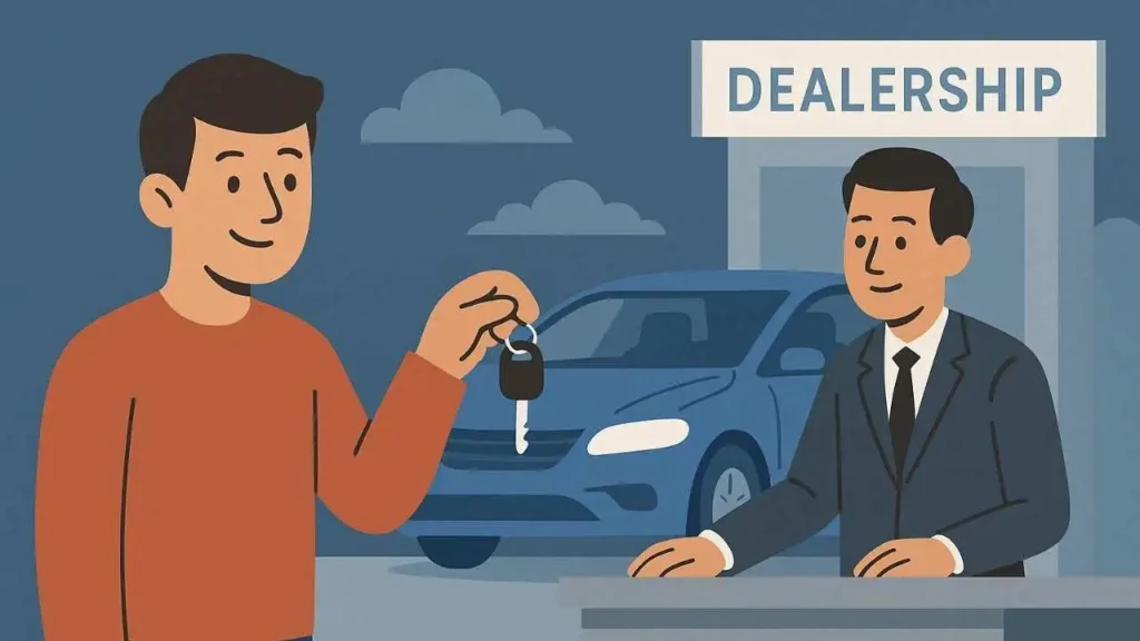 can you trade in a financed car