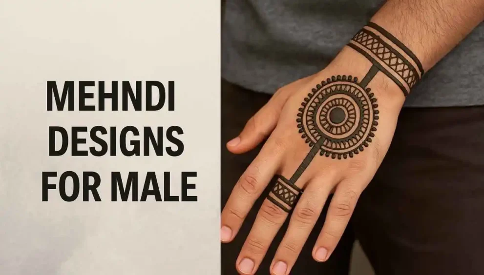 mehndi designs for male