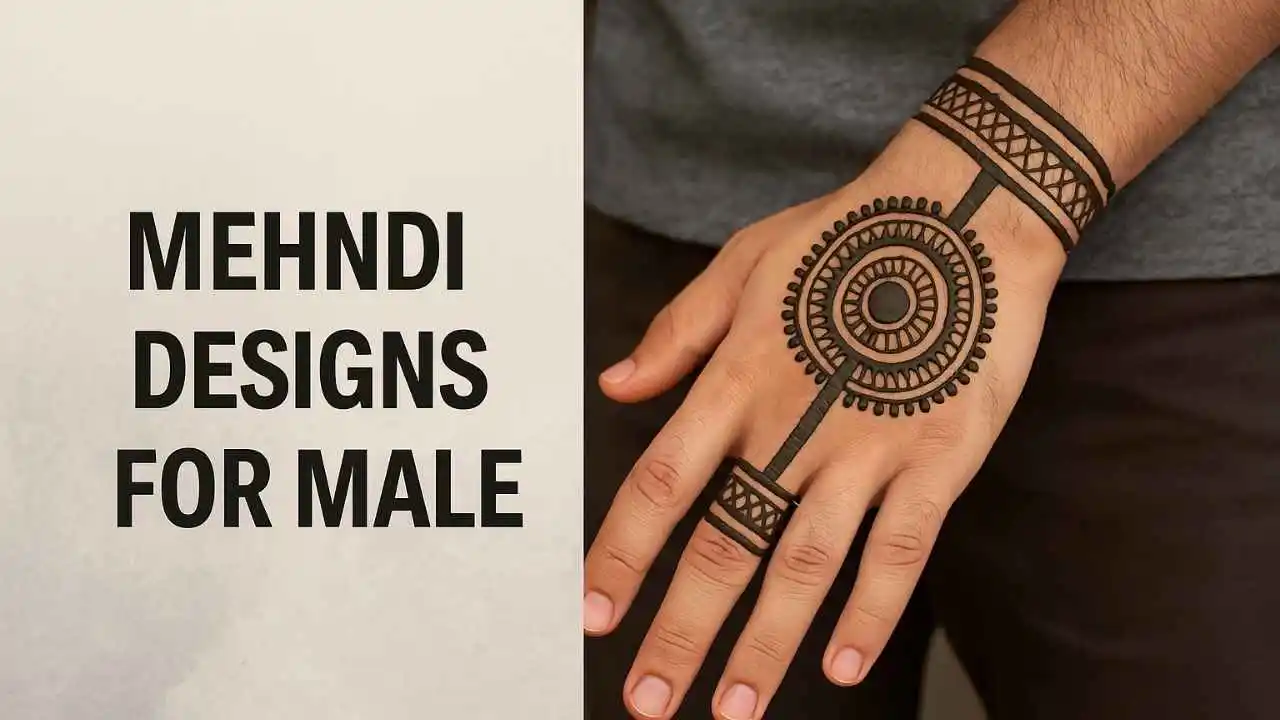 mehndi designs for male