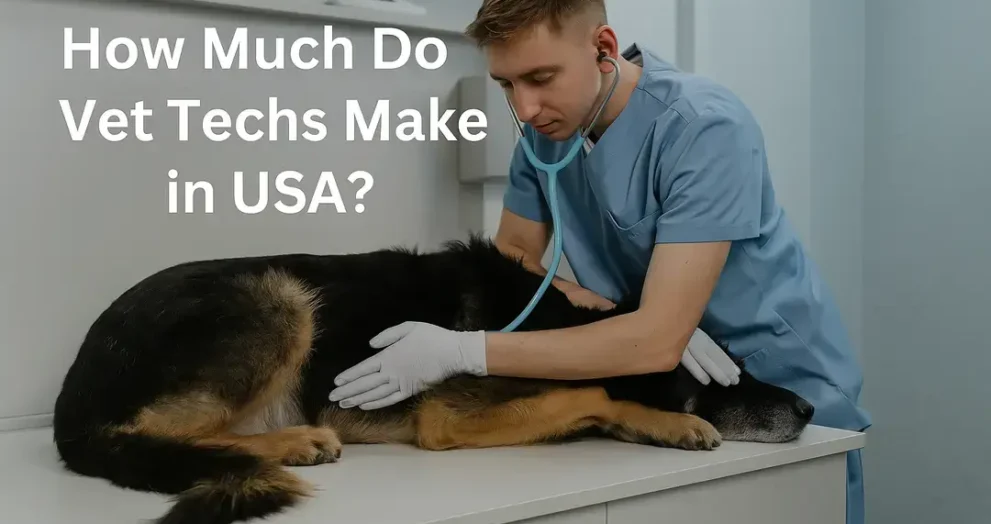 how much do vet techs make in USA