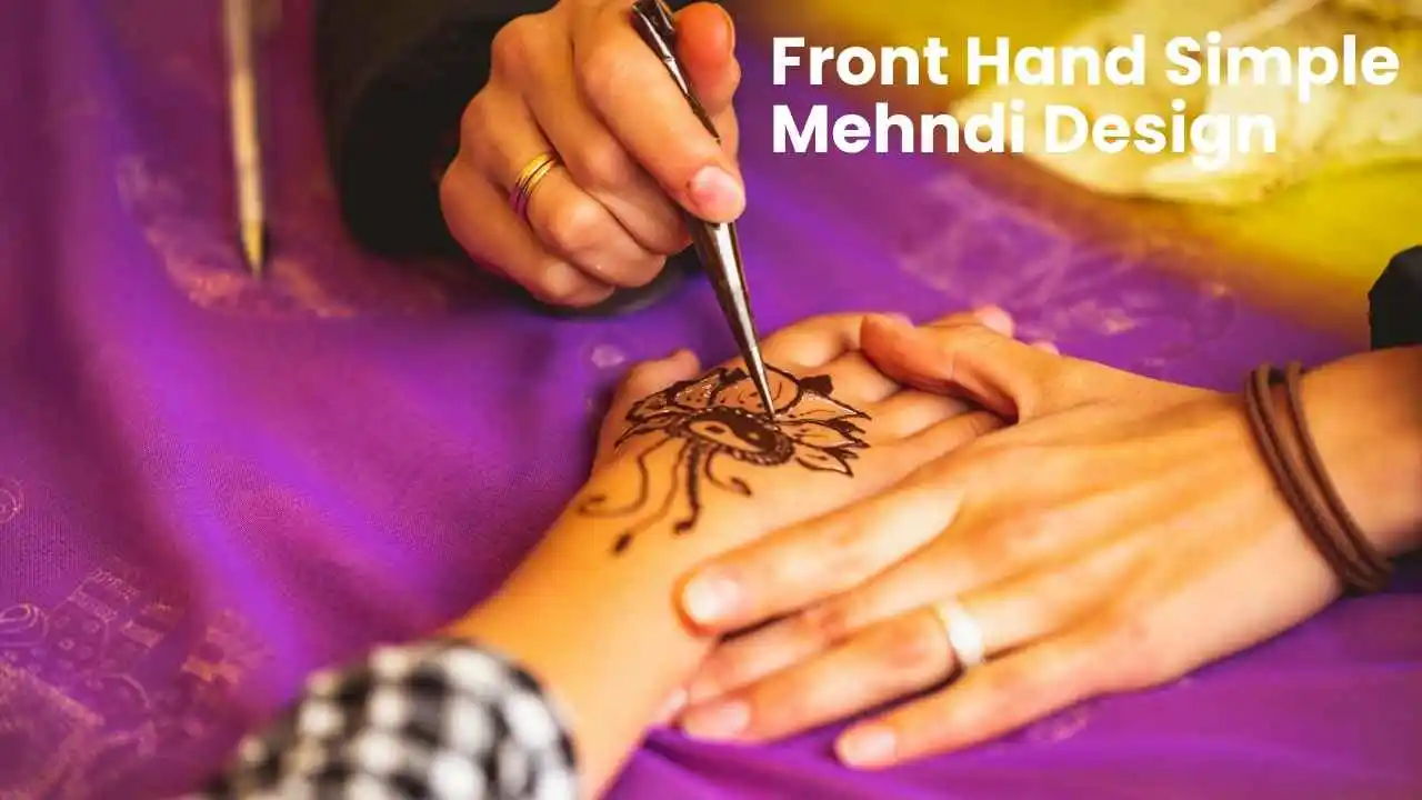 Front Hand Easy Mehndi Design