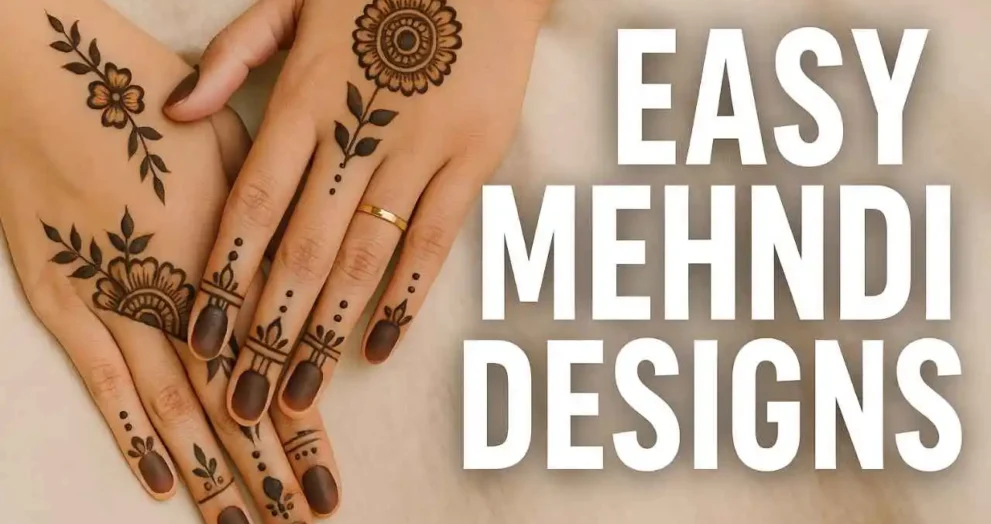Easy Mehndi Designs